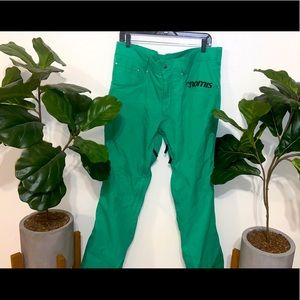 Rare NOMIS Slim Snowboard Pant Green